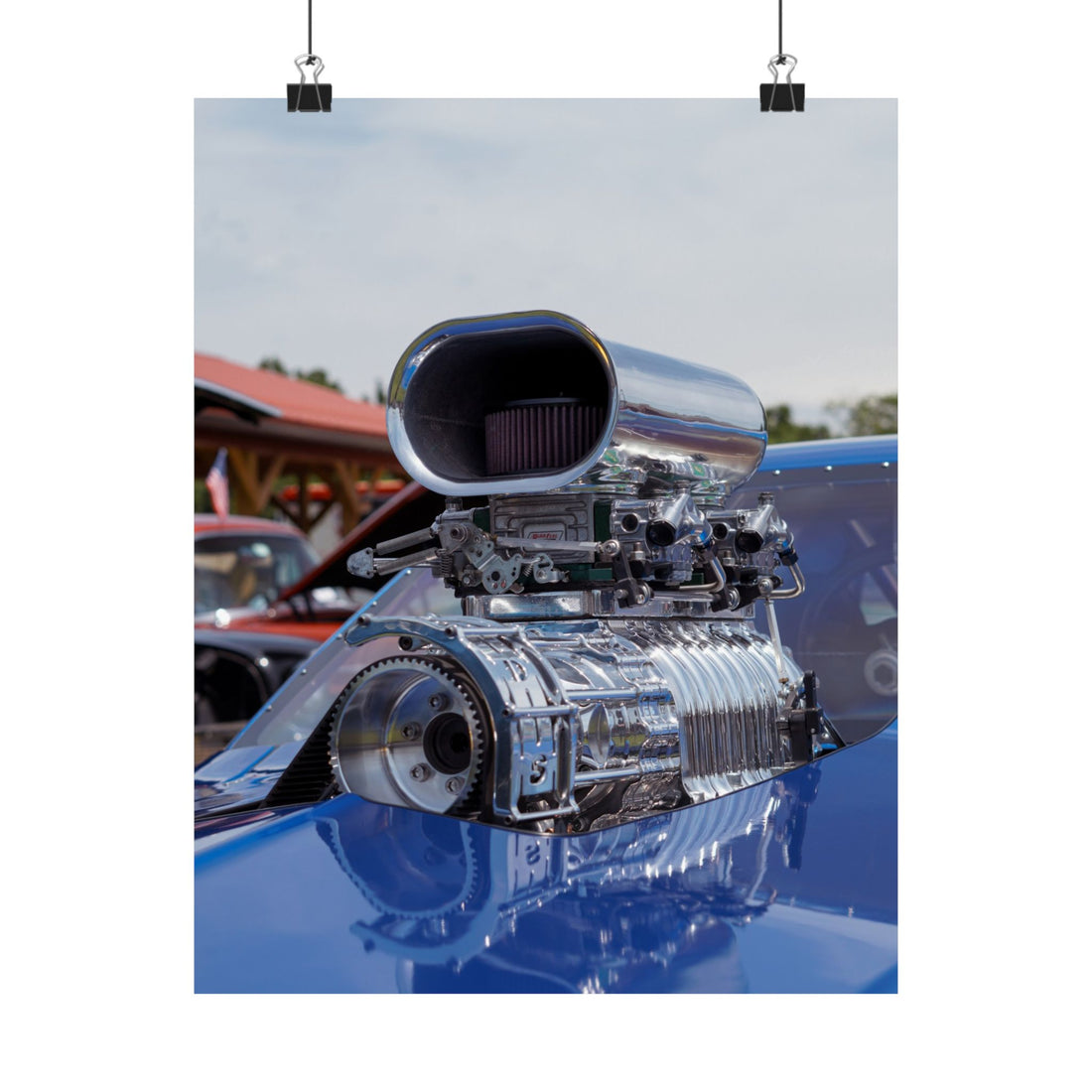 Mustang Blower Poster